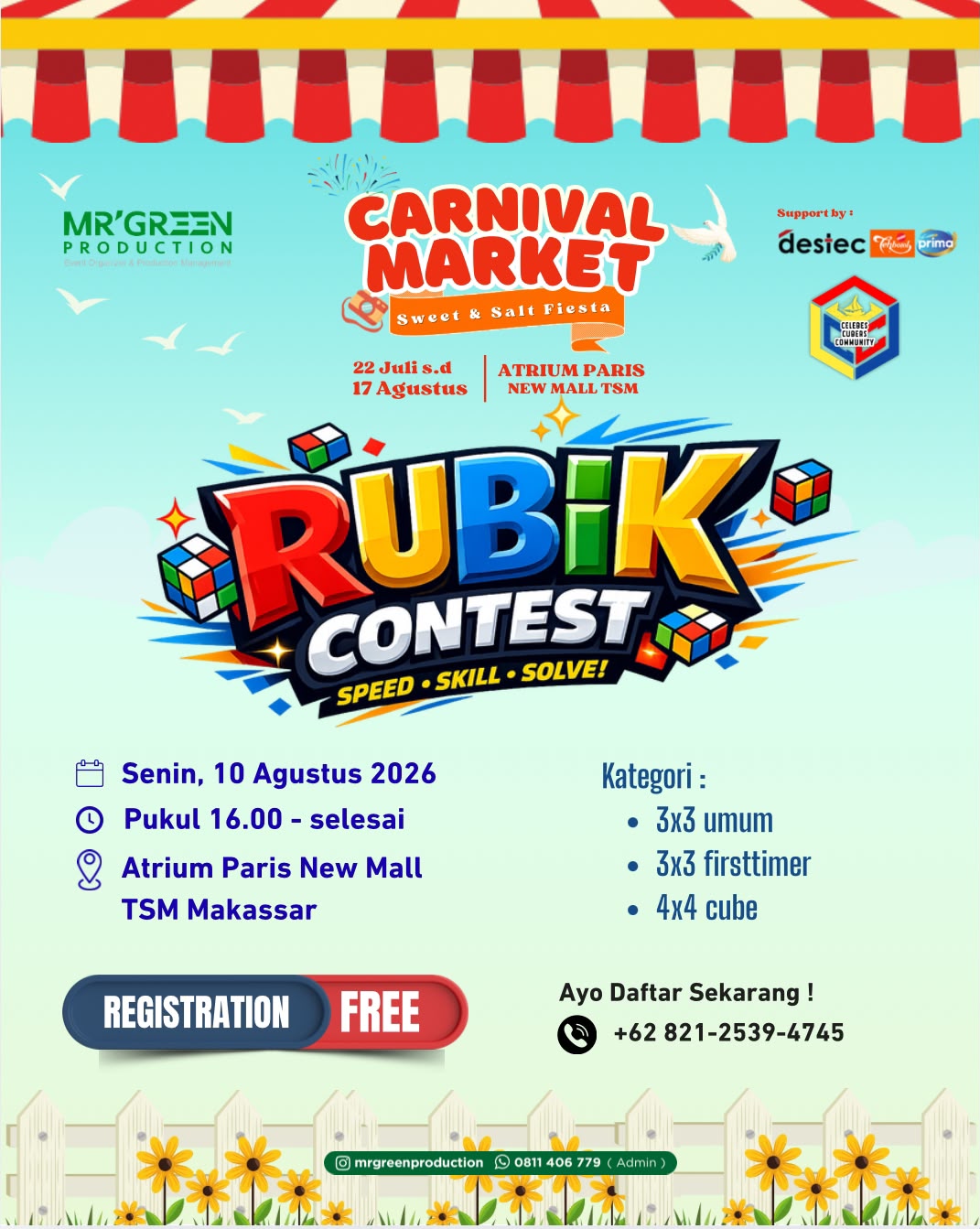 Carnival Market Rubik Contest