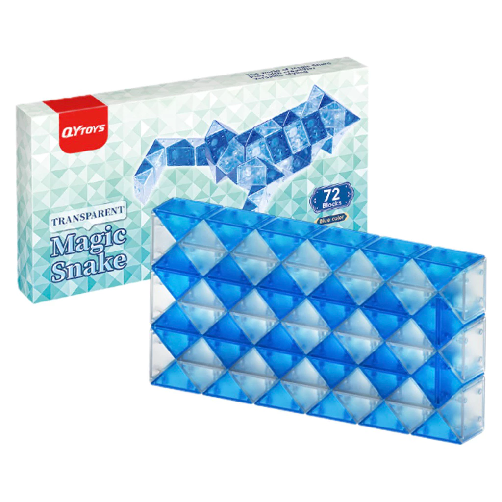 Snake Qiyi Cube 24 Transparent Blu