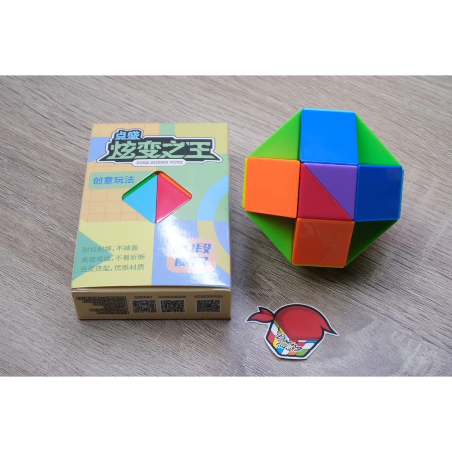 CUBE DIANSHENG SNAKE MAGIC SNAKE RULER PUZZLE RAINBOW 24 & 60