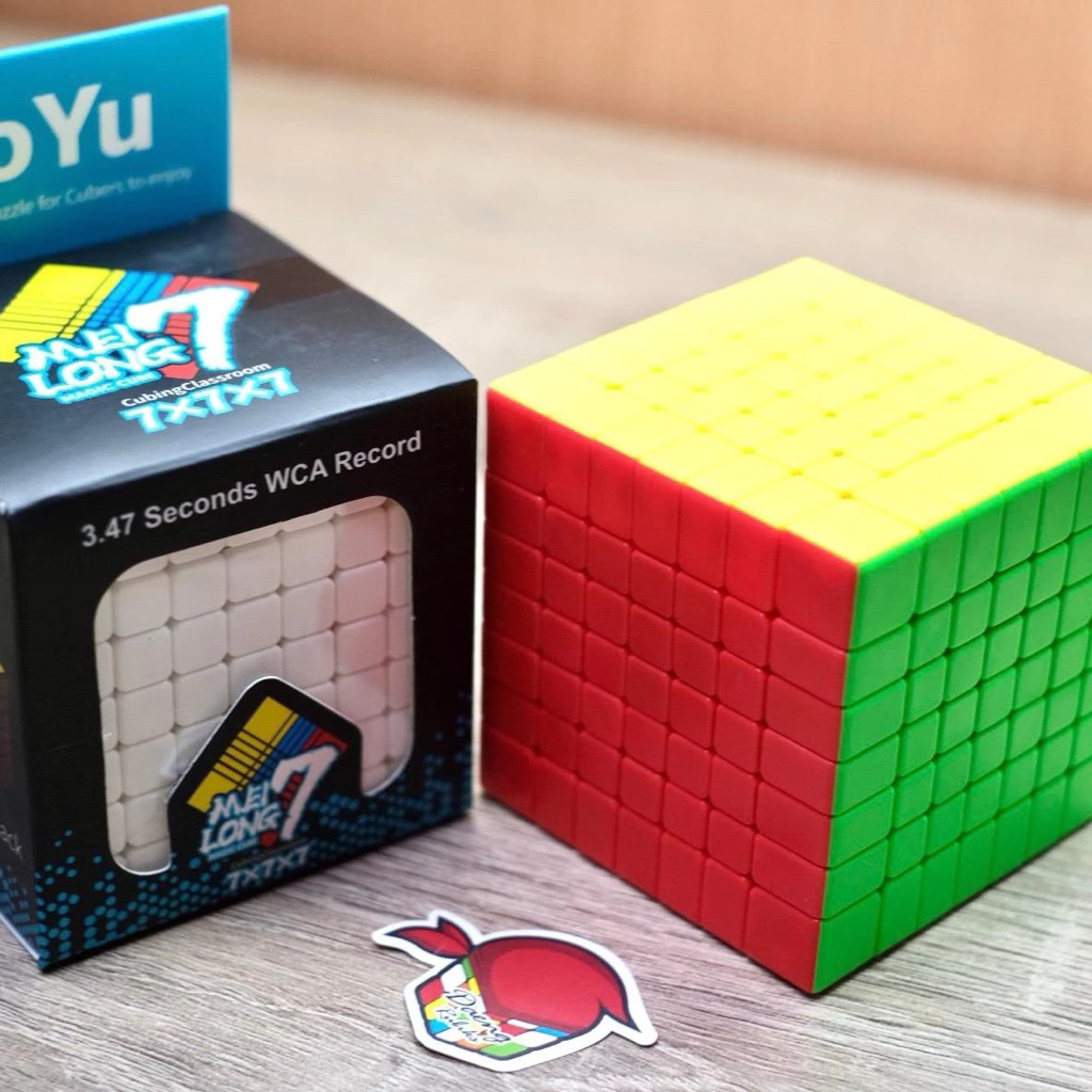 CUBE 7x7x7 MOYU MEILONG 7 V2 MFJS STICKERLESS ORIGINAL