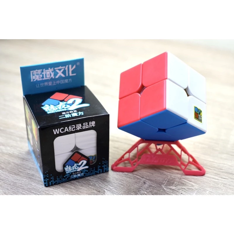 CUBE 2x2 MOYU MFJS MEILONG STIKERLESS