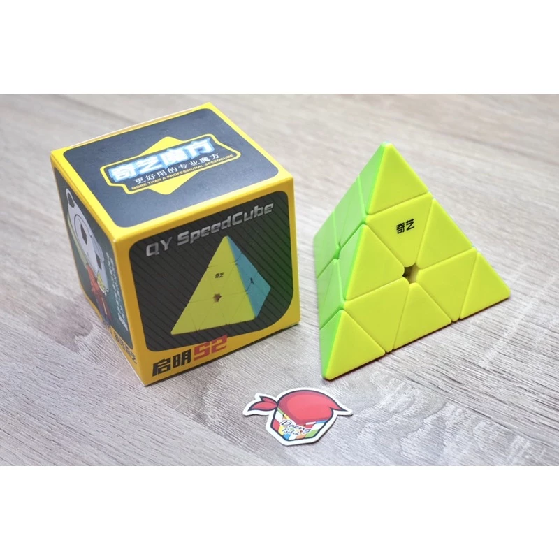 RUBIK PYRAMINX QIYI QIMING STIKERLESS