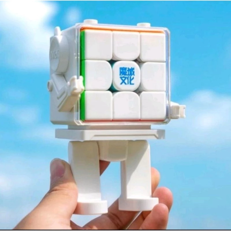 CUBE CASE ROBOT MEILONG 3x3 PAJANGAN ACTION FIGURE