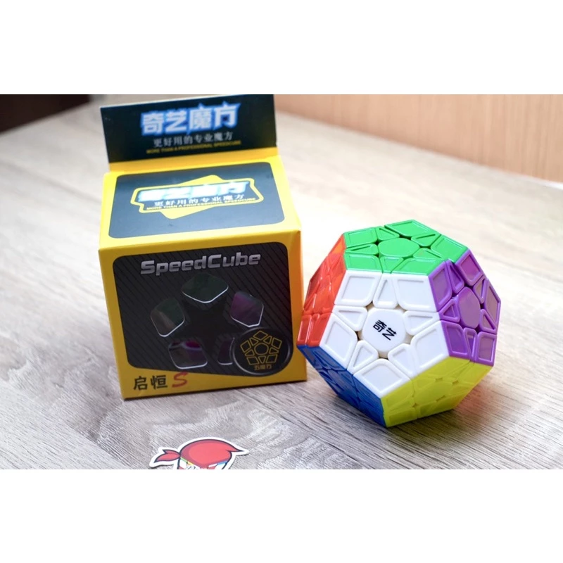 RUBIK QIYI MEGAMINX STIKERLESS SCLUPTURE SPEED CUBE QIYI